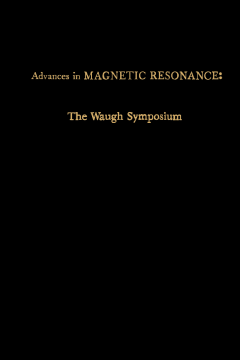 Advances in Magnetic Resonance Advances in Magnetic Resonance