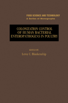 Colonization Control of Human Bacterial Enteropathologens in Poultry Colonization Control of Human Bacterial Enteropathologens in Poultry
