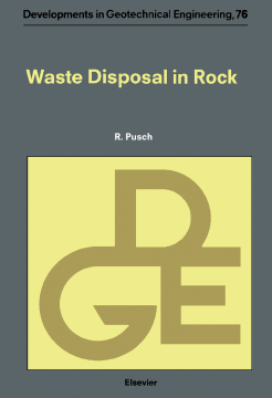 Waste Disposal in Rock Waste Disposal in Rock