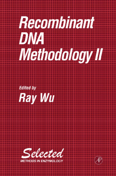 Recombinant DNA Methodology II Recombinant DNA Methodology II