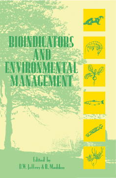 Bioindicators and Environmental Management Bioindicators and Environmental Management