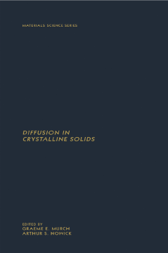 DIFFUSION IN CRYSTALLINE SOLIDS DIFFUSION IN CRYSTALLINE SOLIDS