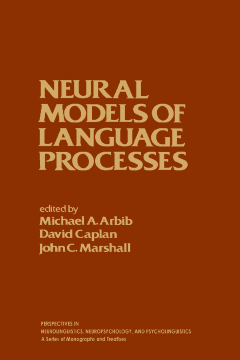 Neural Models of language Processes Neural Models of language Processes