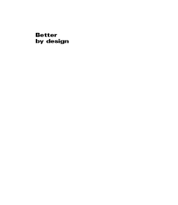 Better by Design Better by Design