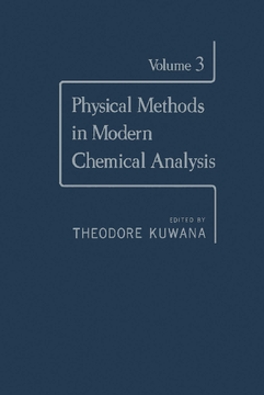 Physical Methods in Modern Chemical Analysis V3