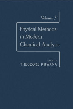 Physical Methods in Modern Chemical Analysis V3 Physical Methods in Modern Chemical Analysis V3