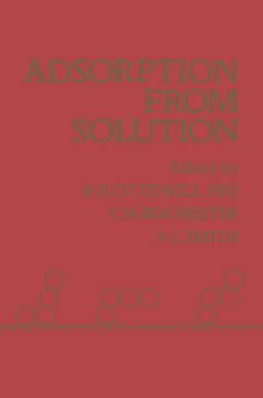 Adsorption From Solution Adsorption From Solution