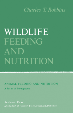 Wildlife Feeding and Nutrition Wildlife Feeding and Nutrition