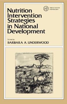 Nutrition Intervention Strategies in National Development Nutrition Intervention Strategies in National Development