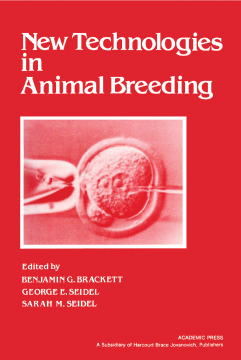 NEW TECHNOLOGIES IN ANIMAL BREEDING NEW TECHNOLOGIES IN ANIMAL BREEDING