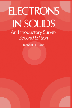 Electrons in Solids 2e Electrons in Solids 2e