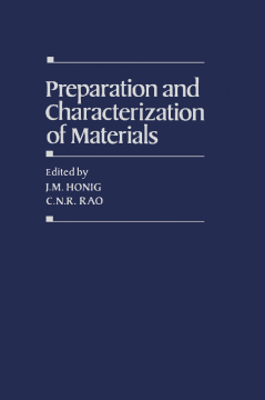 Preparation and Characterization of Materials