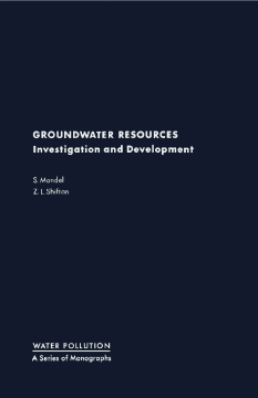 Groundwater Resources Groundwater Resources