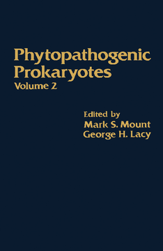 Phytopathogenic Prokaryotes V2