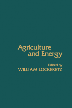 Agriculture and Energy Agriculture and Energy