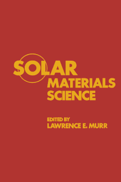 Solar Materials Science Solar Materials Science
