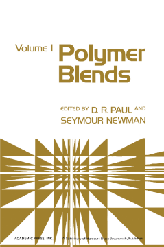 POLYMER BLENDS VOLUME 1 POLYMER BLENDS VOLUME 1