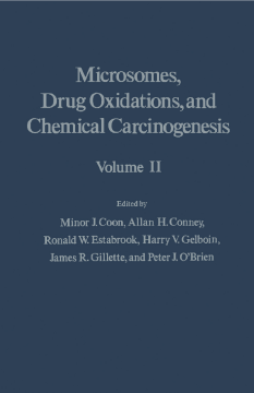 Microsomes, Drug Oxidations and Chemical Carcinogenesis V2