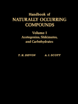 Handbook of Naturally Occurring Compounds V1 Handbook of Naturally Occurring Compounds V1