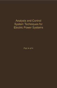 Control and Dynamic Systems V44: Analysis and Control System Techniques for Electric Power Systems Part 4 of 4