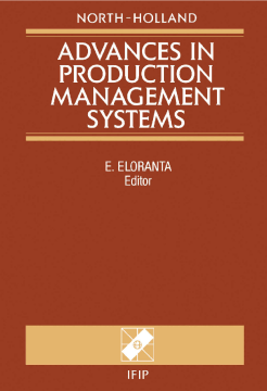 Advances in Production Management Systems Advances in Production Management Systems