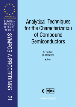 Analytical Techniques for the Characterization of Compound Semiconductors Analytical Techniques for the Characterization of Compound Semiconductors