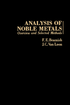 Analysis of Noble Metals Analysis of Noble Metals