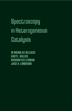 Spectroscopy in Heterogeneous Catalysis Spectroscopy in Heterogeneous Catalysis