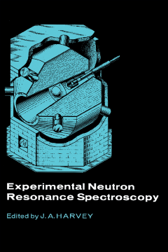 Experimental neutron resonance spectroscopy Experimental neutron resonance spectroscopy