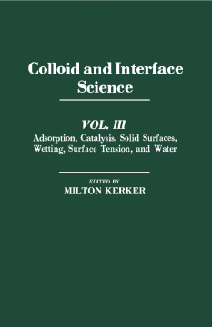 Colloid and Interface Science V3 Colloid and Interface Science V3