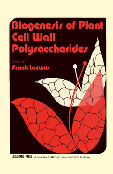 Biogenesis Of Plant Cell Wall Polysaccharides