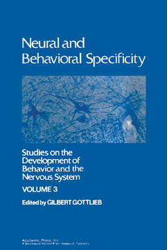Neural and Behavioral Specificity