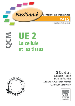 UE 2 - La cellule et les tissus - QCM