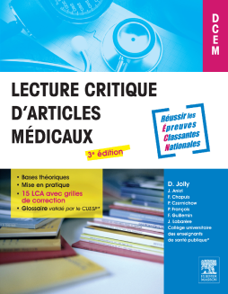 Lecture critique d'articles médicaux Lecture critique d'articles médicaux